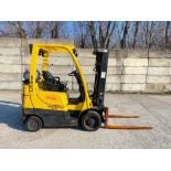 2014 Hyster S50FT 5,000 LB. Forklift, S/N F187V22459L, 189" Lift Height, Solid Cushion Tires, Sidesh