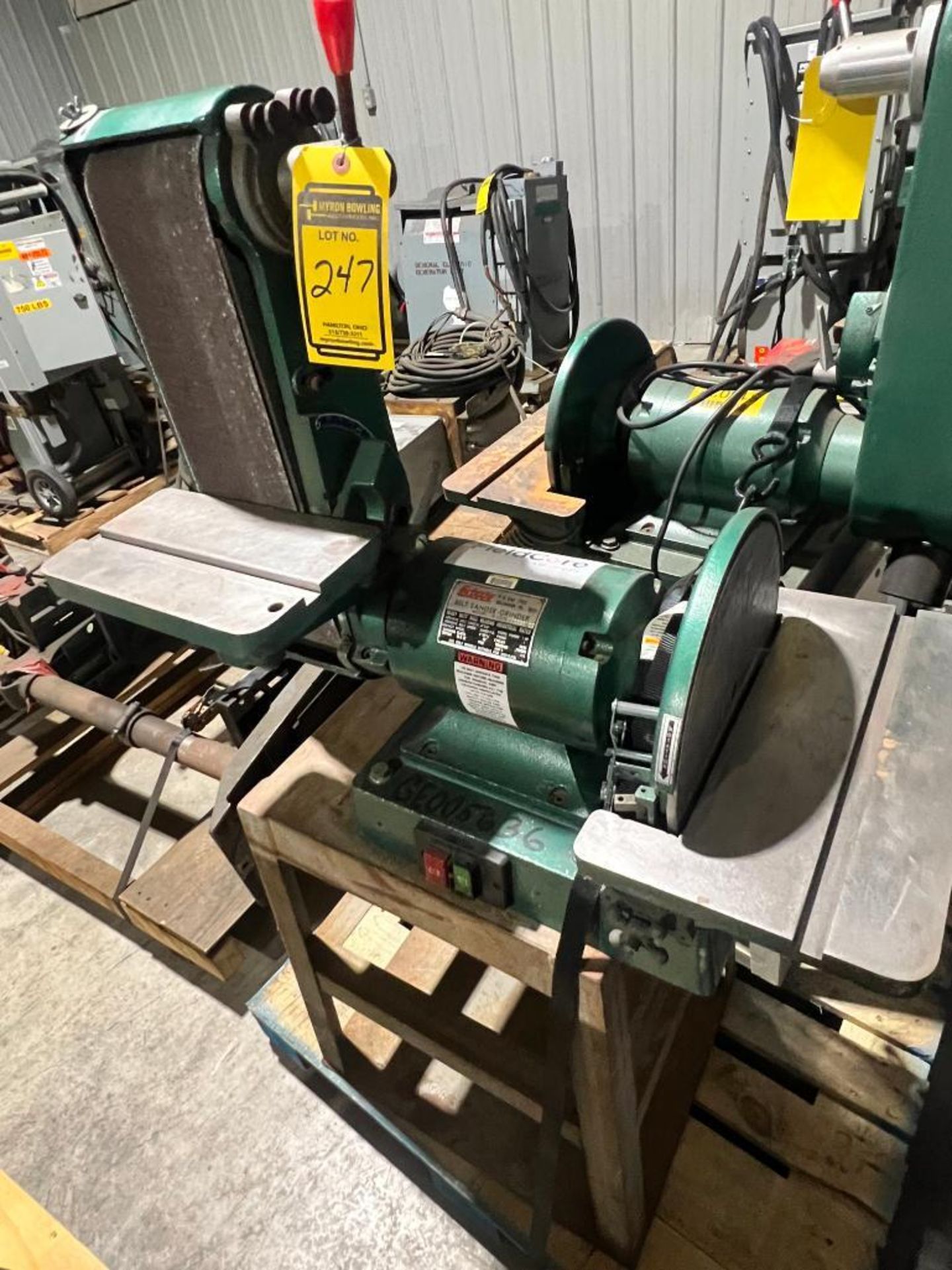 Grizzly Belt Sander/Grinder, Model G1276 - Image 2 of 3