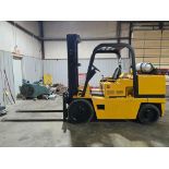 Caterpillar 12,500-LB. Capacity Forklift, Model 125D, LPG, Cushion Tires, 2-Stage, 94-3/4" Lowered,