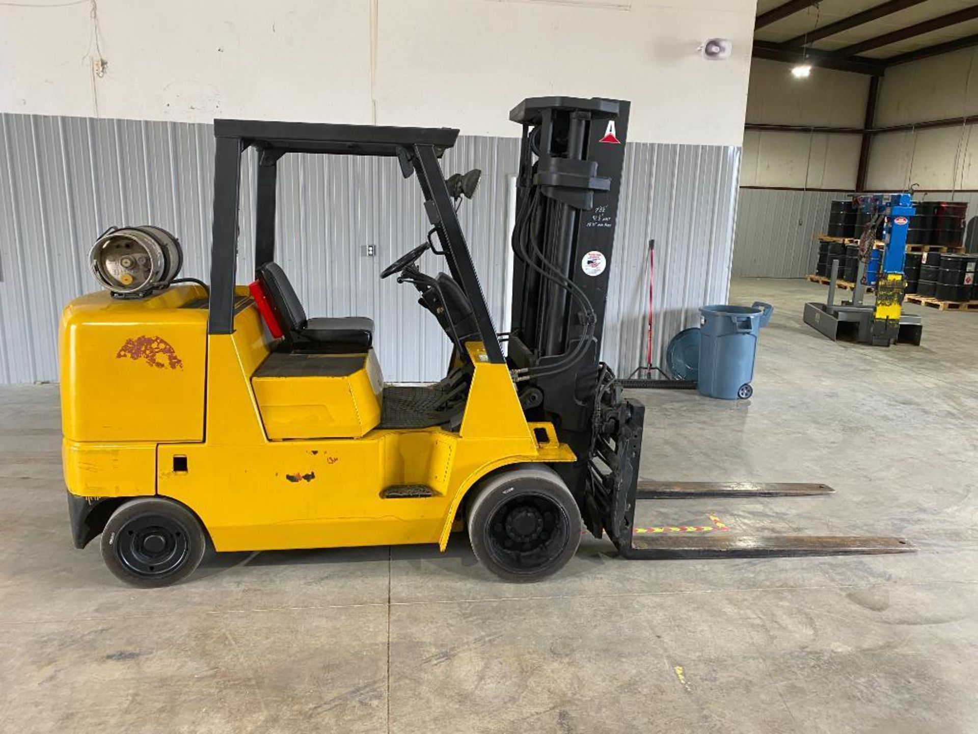 Caterpillar 9,000-LB. Capacity Forklift, Model GC45K, LPG, S/N AT88A00471, 189" Lift Height, 92-1/2" - Image 11 of 15