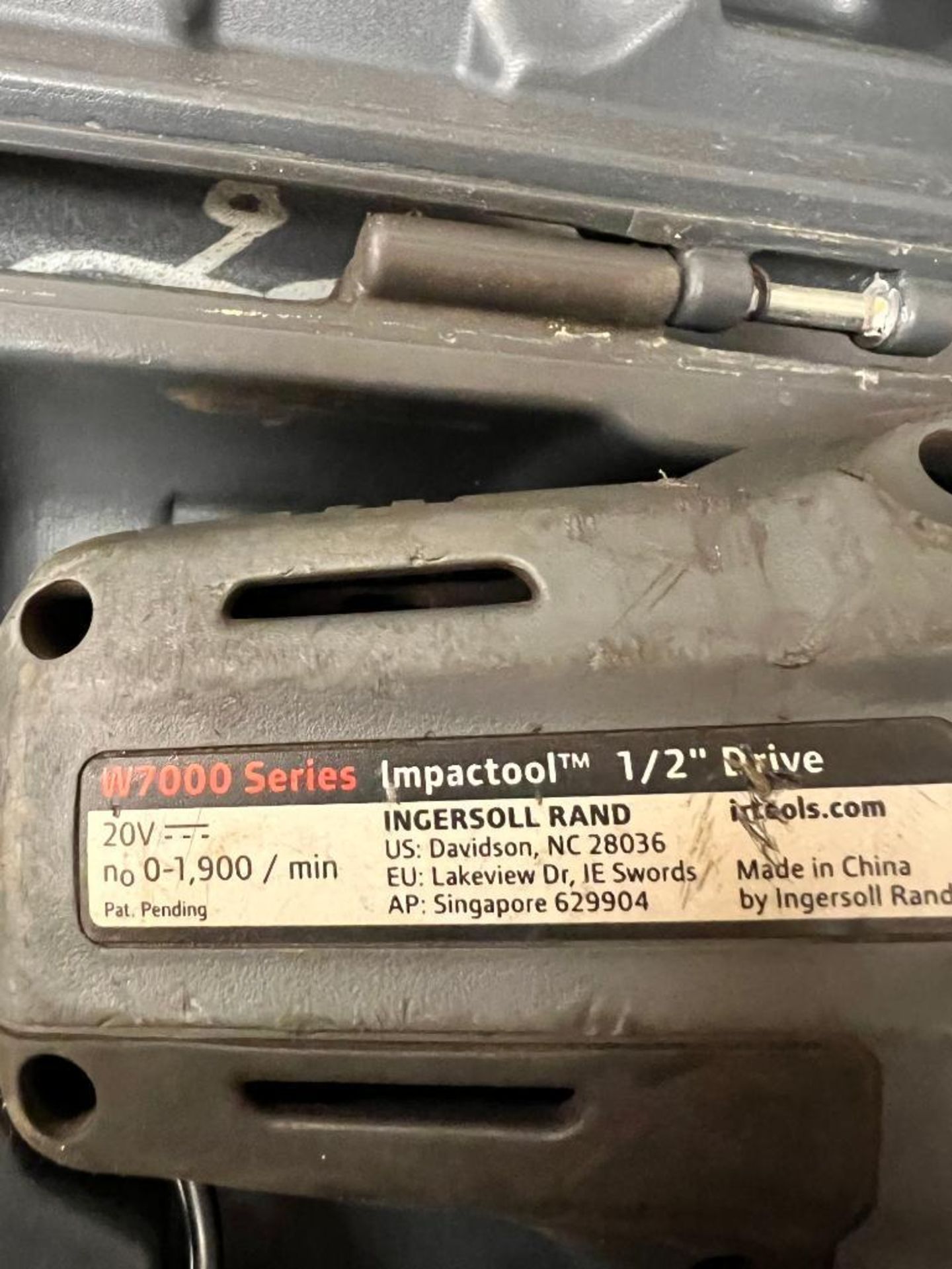 Ingersoll Rand 1/2" Drive Impact W7000 Series, 20V, Includes (2) Batteries & Charger - Image 2 of 2