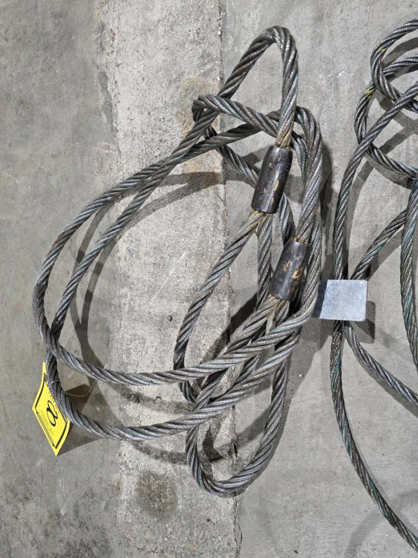 (8) Assorted Wire Rope Slings; (3) 10', (1) 6' 1/2" Dia., & (4) 6' 3/8" Dia. - Image 4 of 5