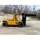 Caterpillar 30,000-LB. Capacity Forklift, Model V300B, S/N 72Y1076, Diesel, Dual Drive Solid Pneumat