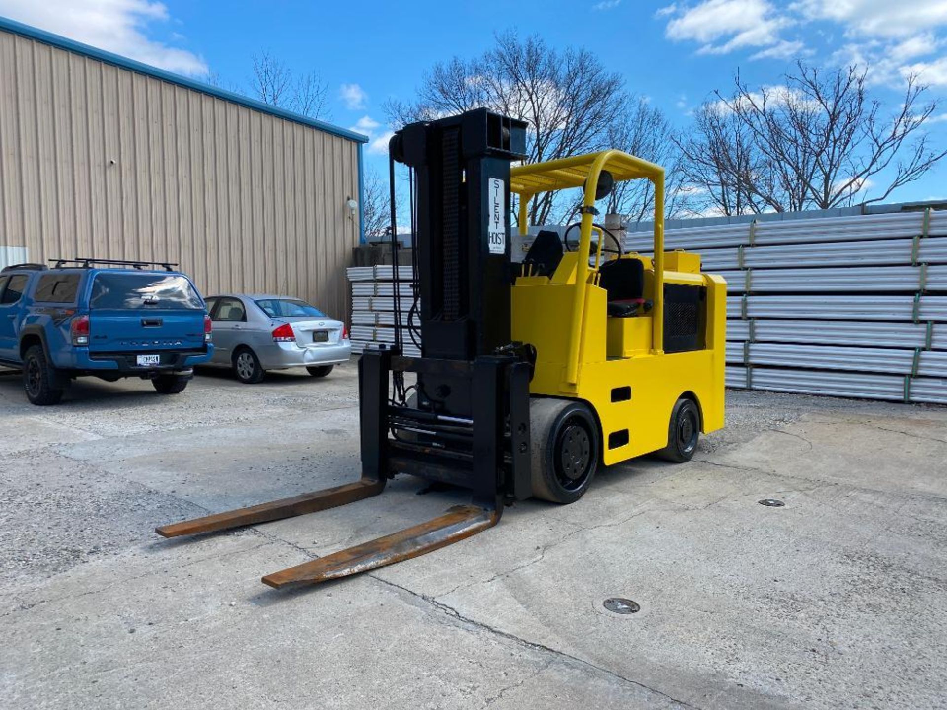 Silent Hoist 26,000-LB. Capacity Forklift, Model FKS13, S/N 19365, LPG, Cushion Tires, 2-Stage Mast, - Image 2 of 5