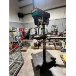 Dayton Drill Press, 5-Speed, Model 3Z918B, Mounted on Rolling Stand