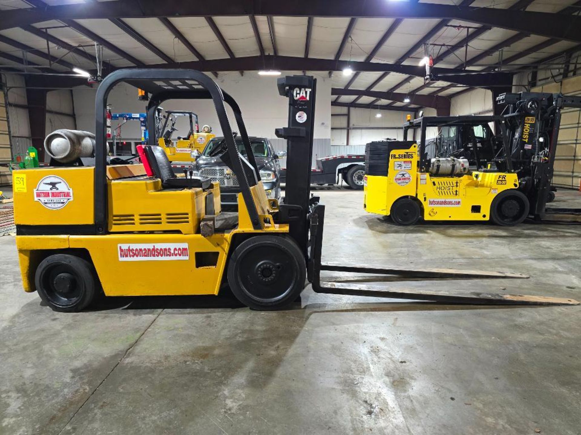 Caterpillar 12,500-LB. Capacity Forklift, Model T125D, LPG, Cushion Tires, 1,221 Hours, 2-Stage Mast - Image 6 of 12