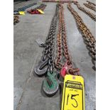 (2) 20' 3/8" Double Hook Chains