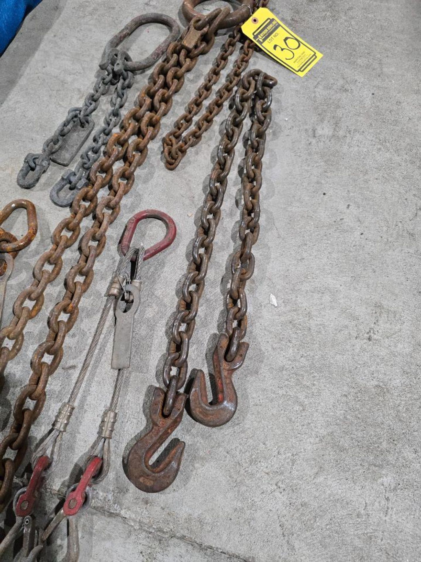 Leg Chains, Double Hook Chains, & Assorted Lifting Chain - Bild 5 aus 6