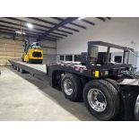 2011 Landoll Tri-Axle Traveling Axle Tilt Bed Trailer, Model 455, 43' Deck, 3'3" Tall Deck, Power Sp