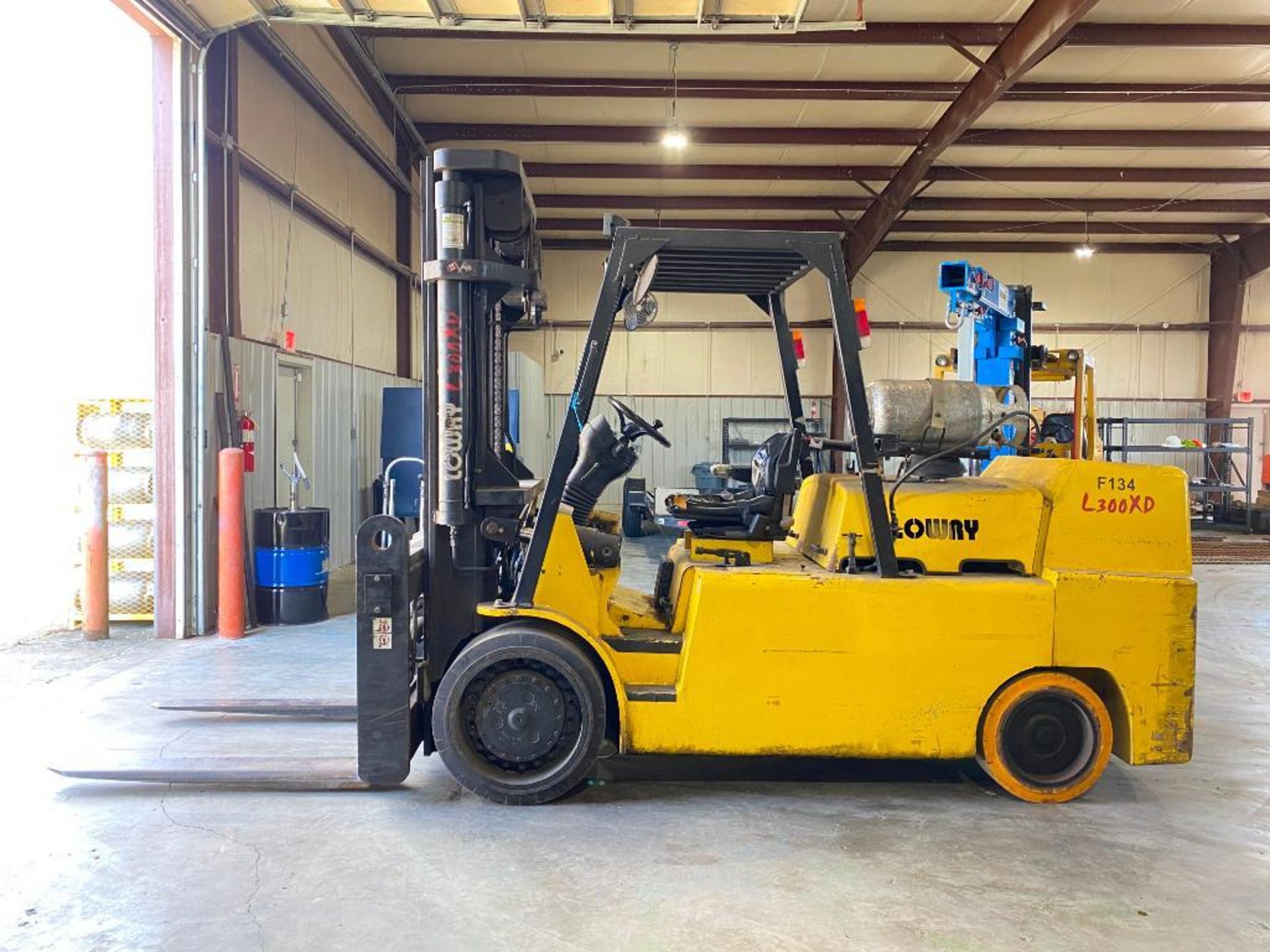 2008 Lowry 30,000-LB. Forklift, Model L300XDS, S/N L3007910508, LPG, Cushion Tires, 2-Stage Mast, 90 - Image 2 of 6