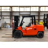 Nissan 11,000-LB. Capacity Forklift, Model F04D50V, S/N AN28B50071, Diesel, Solid Pneumatic Tires, 3