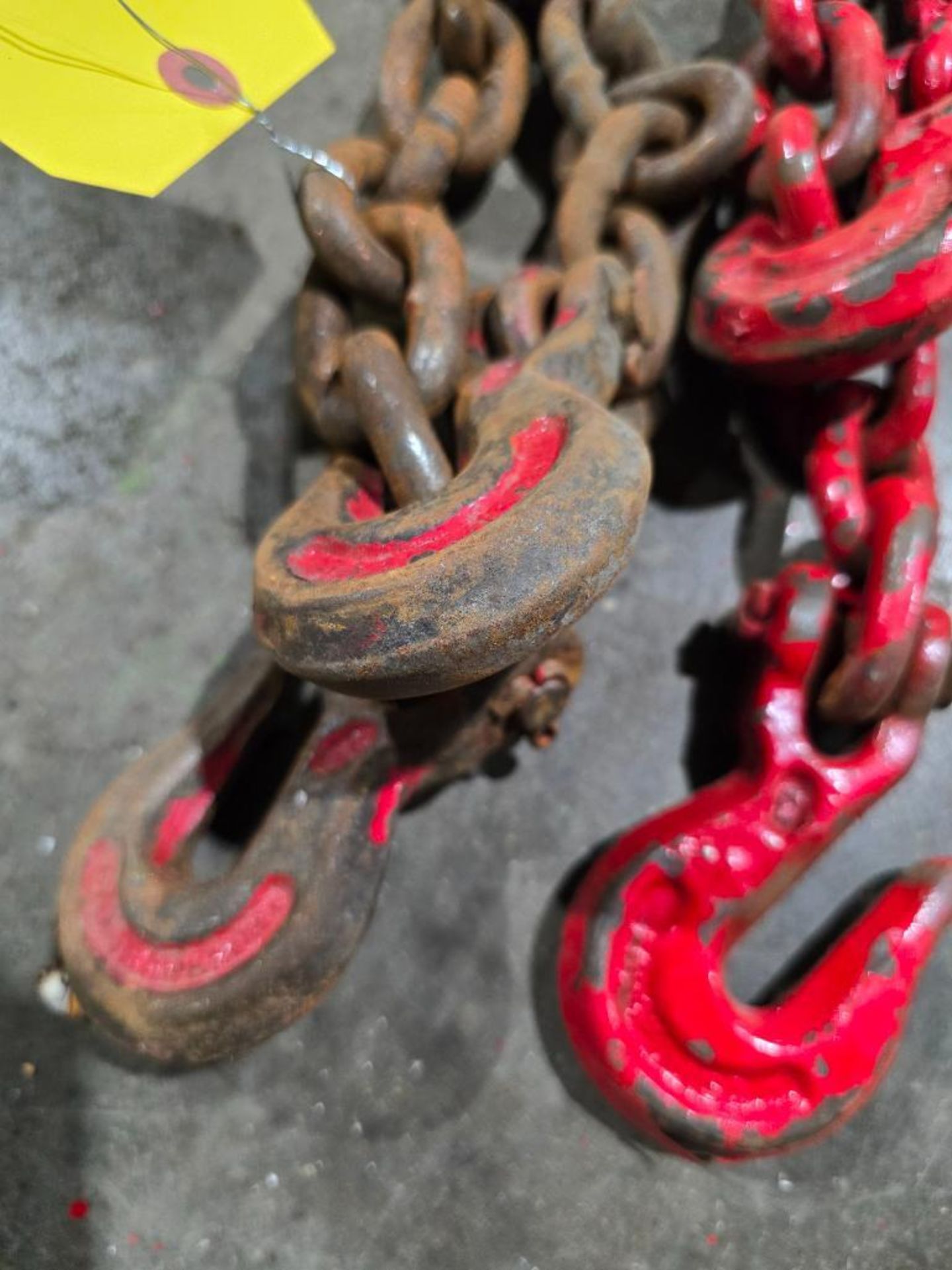 (2) 20' 3/8" Double Hook Chains - Image 6 of 6