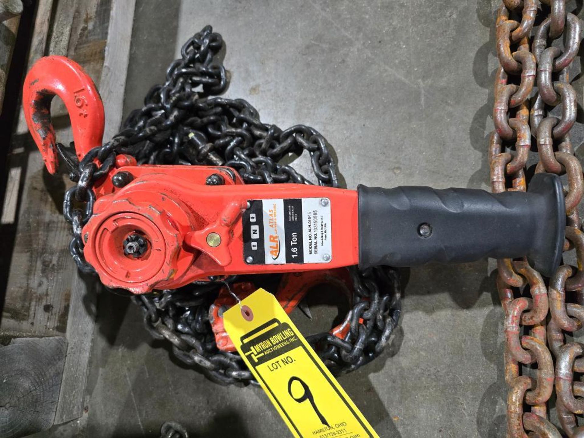 ALR 1.6-Ton Chain Ratchet Hoist - Image 2 of 4