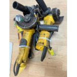 (4) Dewalt Grinders