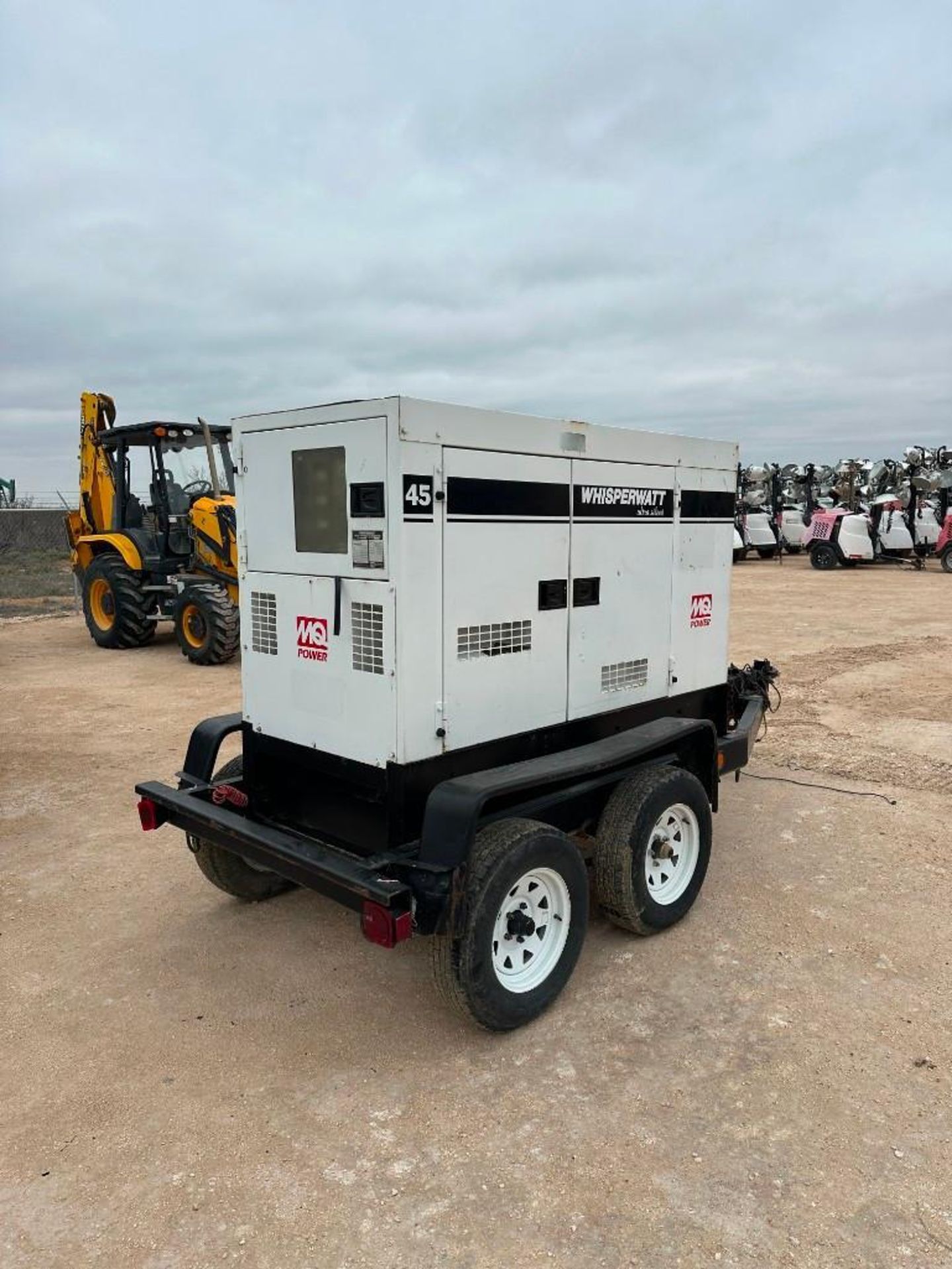 Multiquip Whisperwatt Diesel Powered AC Generator, 45 KVA, Trailer Mounted, Model DCA-45SSIU4F, S/N - Image 2 of 5