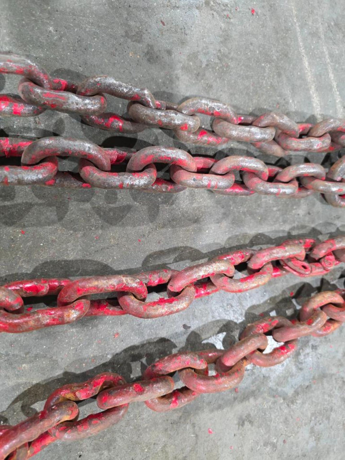 (2) 3/8" Double Hook Chains, 16' & 14' - Image 5 of 5