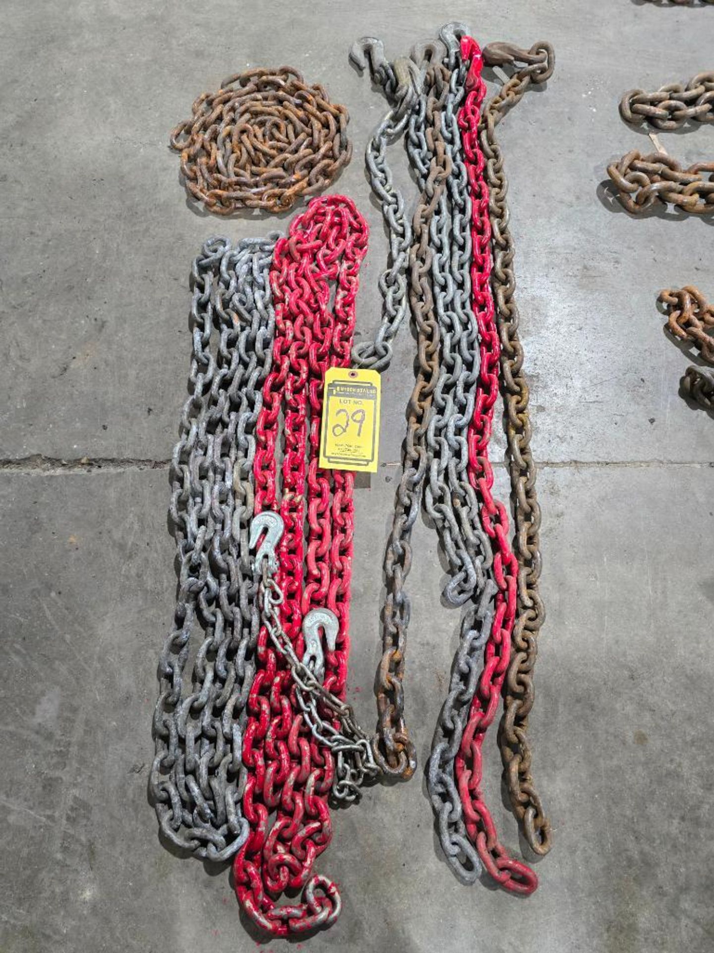 Assorted Single Hook & Chain Lengths up to 3/8" Dia.