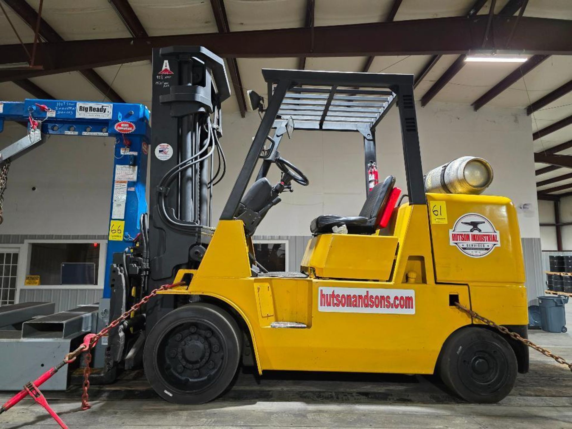 Caterpillar 9,000-LB. Capacity Forklift, Model GC45K, LPG, S/N AT88A00471, 189" Lift Height, 92-1/2"