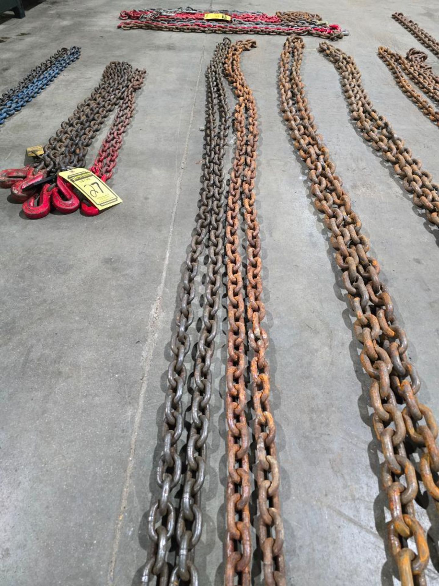 (2) 20' 3/8" Double Hook Chains - Image 8 of 8