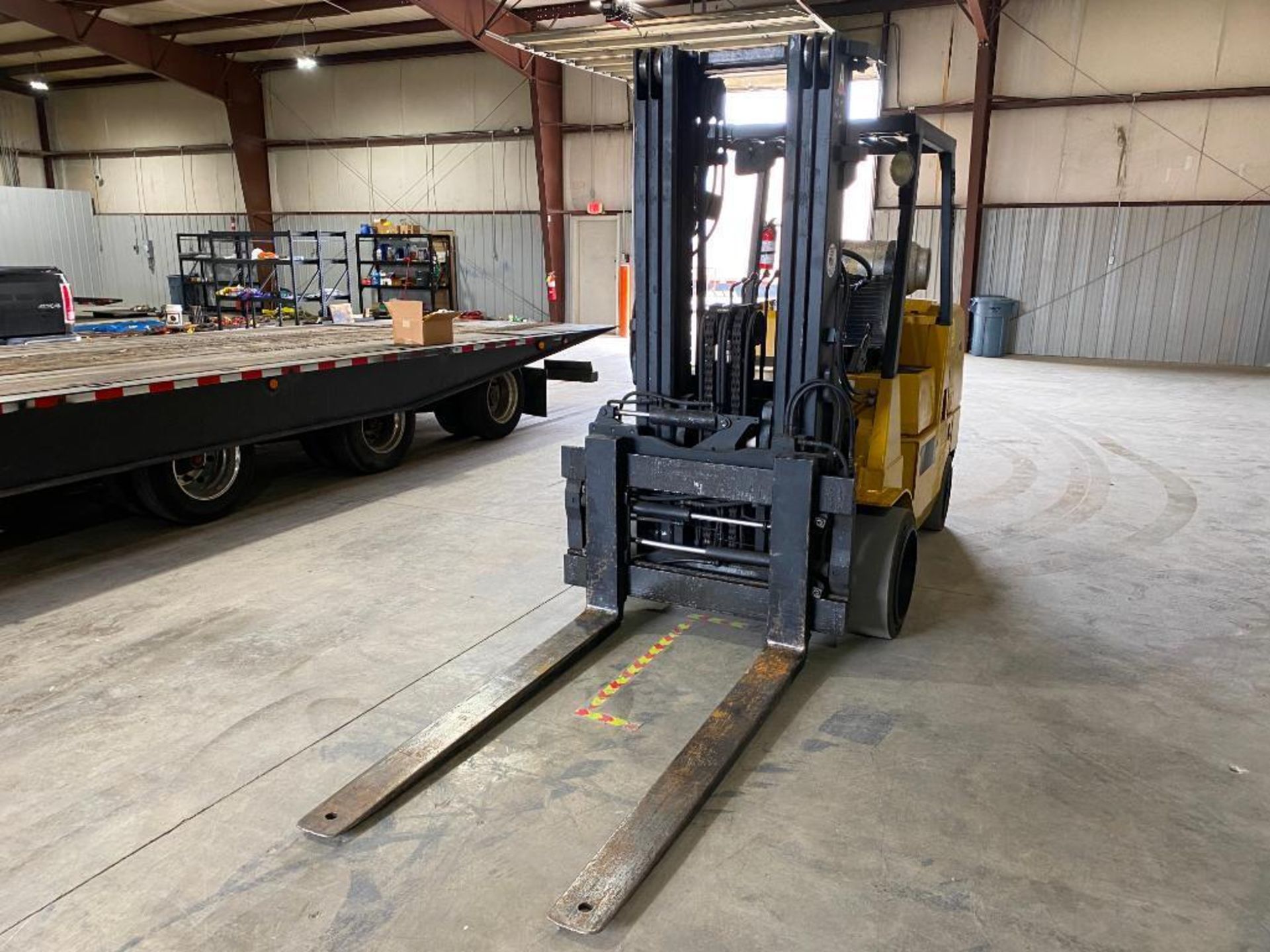 Caterpillar 9,000-LB. Capacity Forklift, Model GC45K, LPG, S/N AT88A00471, 189" Lift Height, 92-1/2" - Image 14 of 15