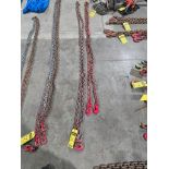 (2) 3/8" Double Hook Chains, 16' & 14'