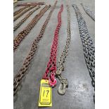 (2) 20' Double Hook Chains, 3/8" & 5/16"