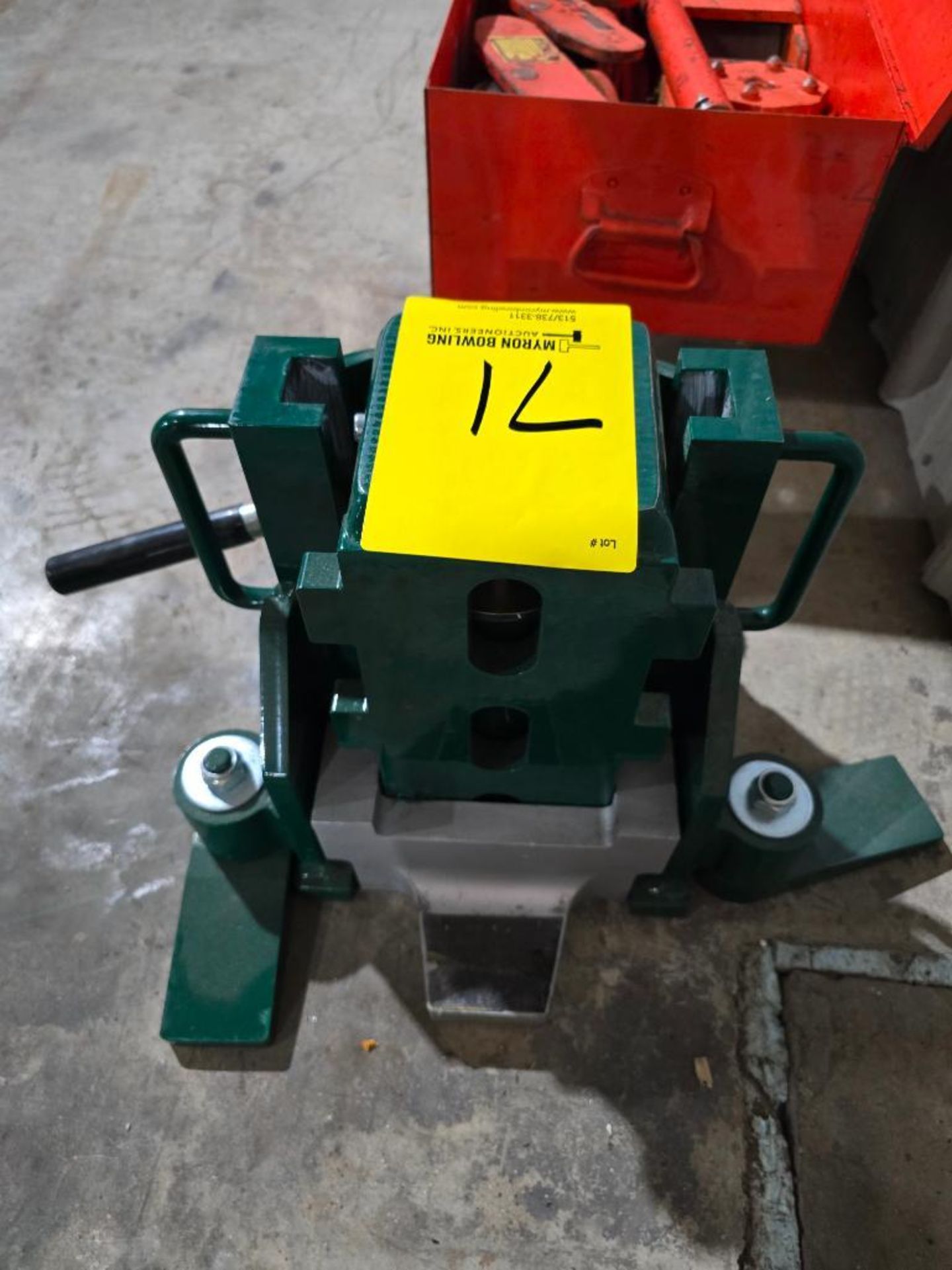 Hilman 25-Ton Deluxe Hydraulic Toe Jack, Model HTJ-25D - Image 5 of 5