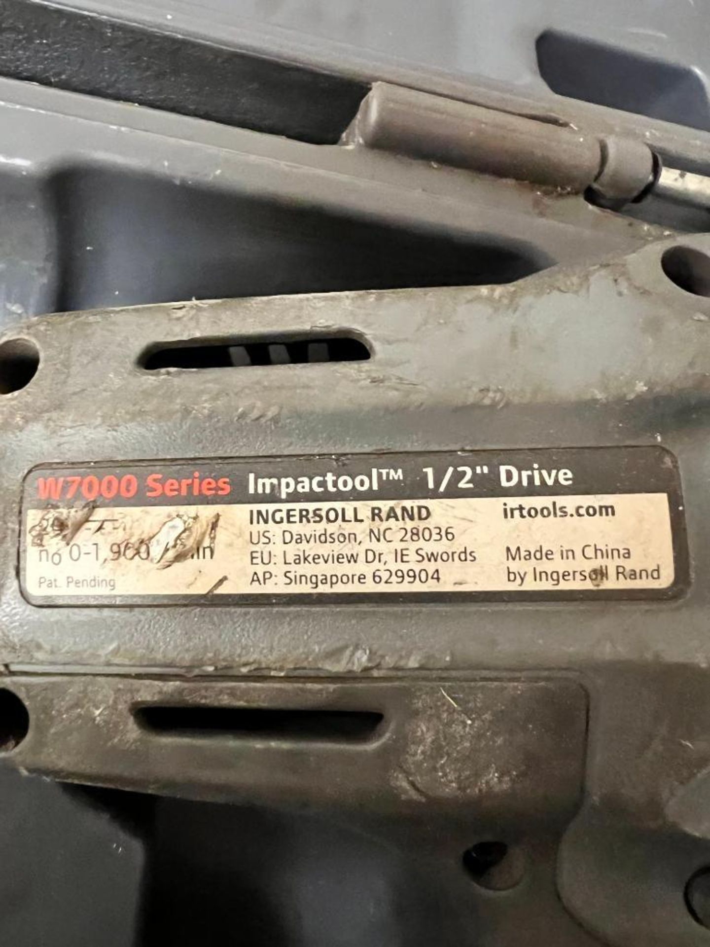 Ingersoll Rand 1/2" Drive Impact W7000 Series, 20V, Includes (2) Batteries & Charger - Image 2 of 2