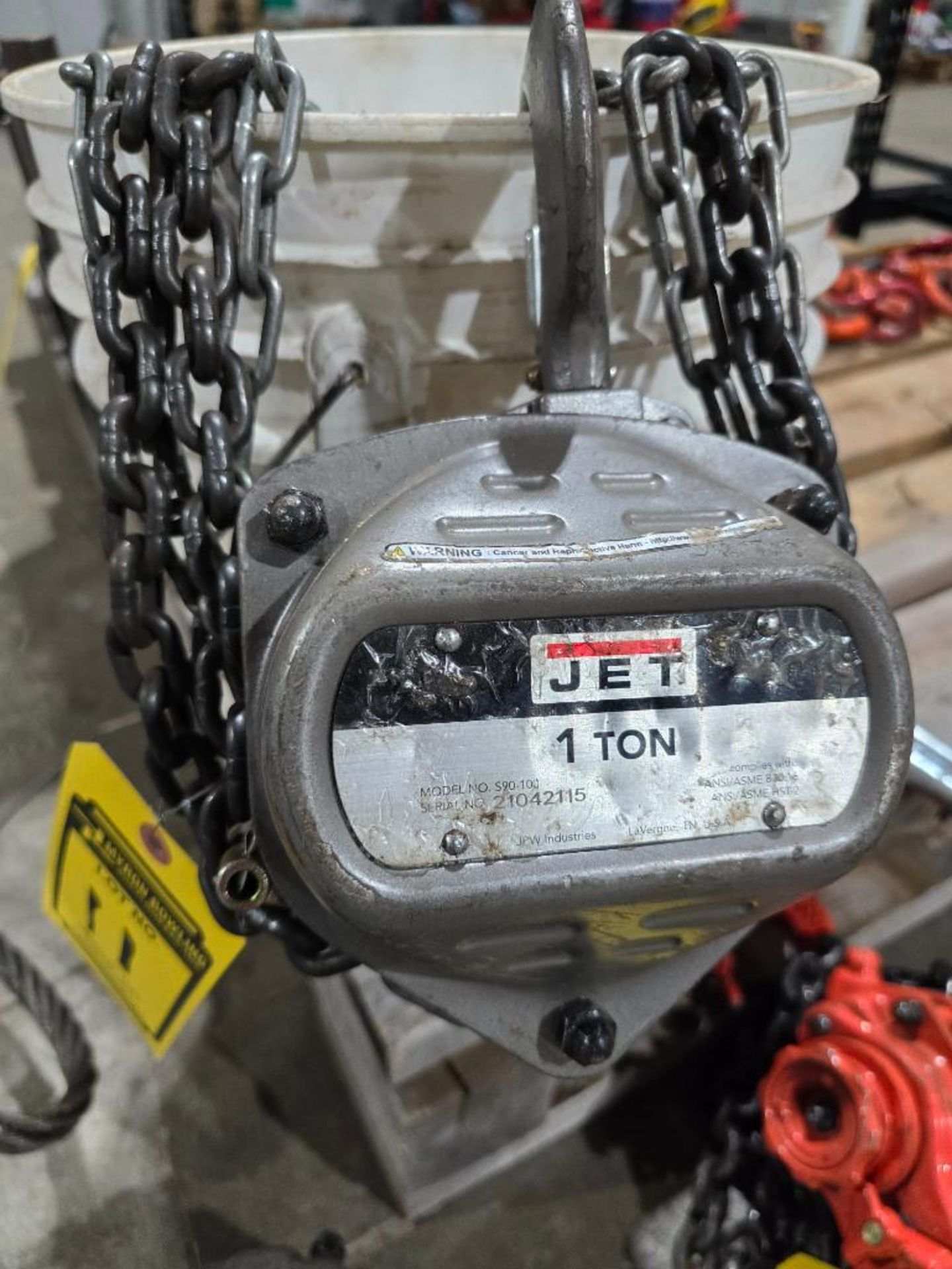 Jet 1-Ton Manual Chain Fall