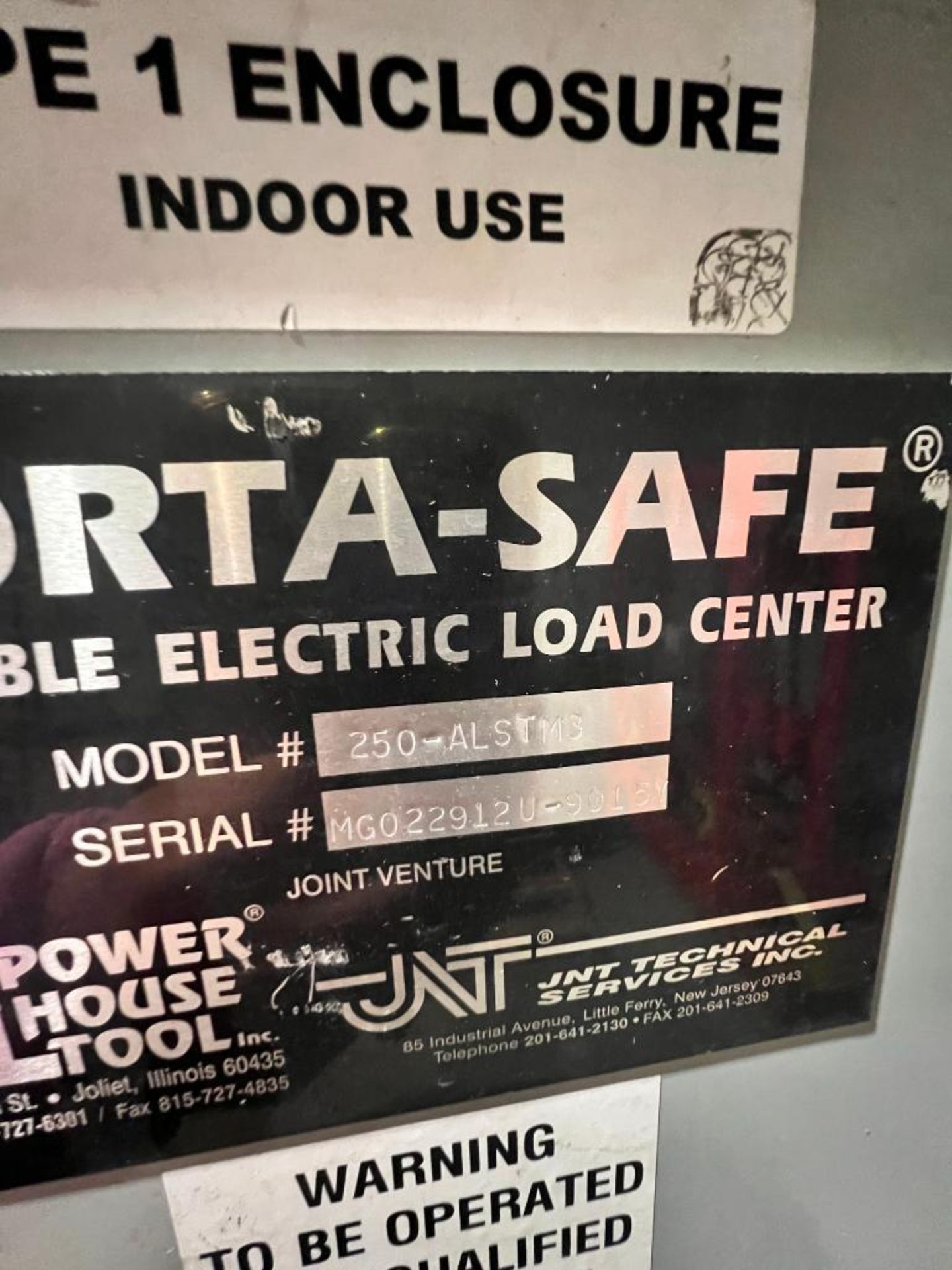 Porta-Safe Portable Electric Load Center, Model 250ALSTOM3 - Image 4 of 4