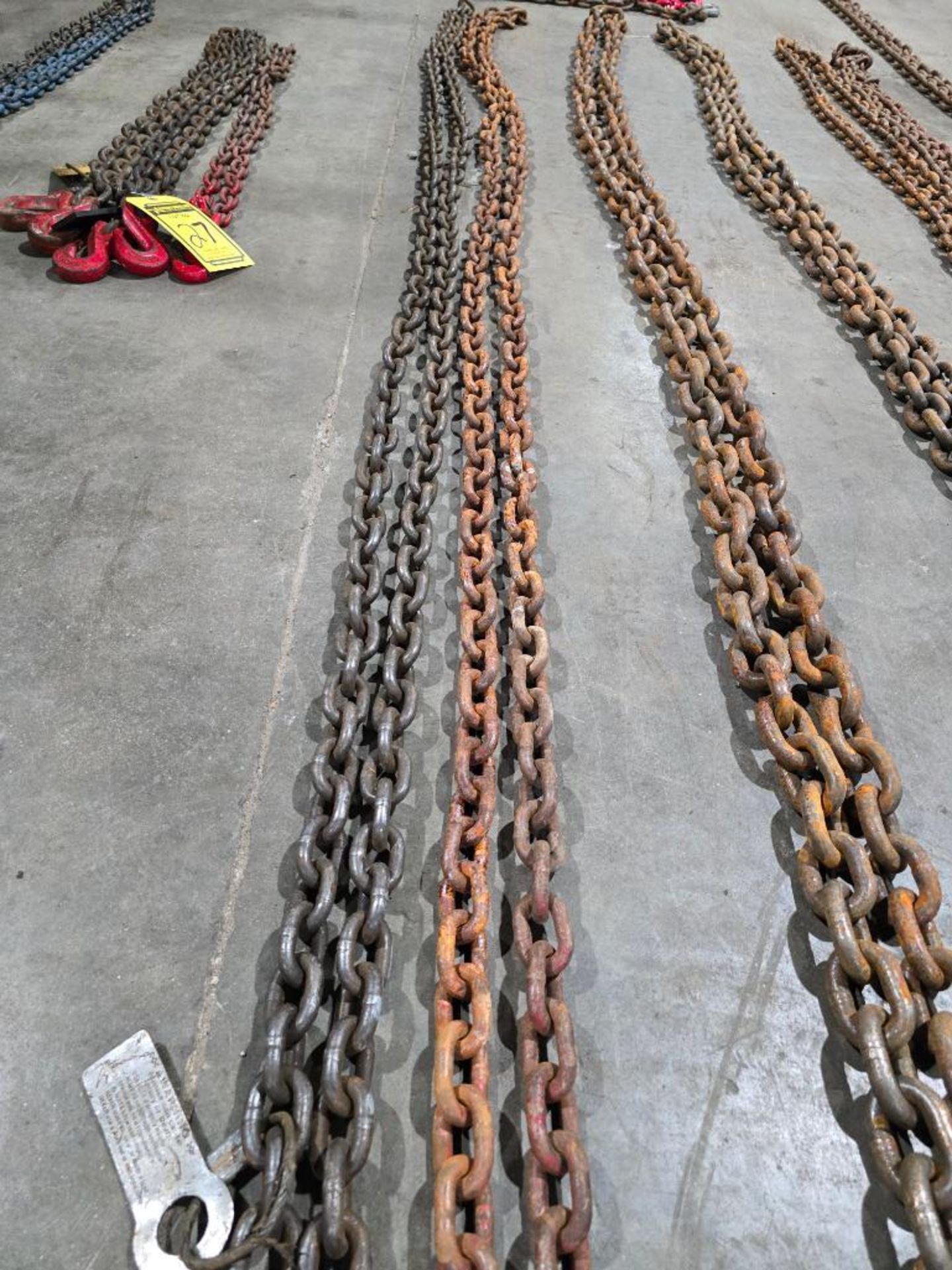 (2) 20' 3/8" Double Hook Chains - Image 5 of 8