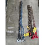 (2) 10' 5/16" Double Hook Chains, 5,700 LB. Capacity
