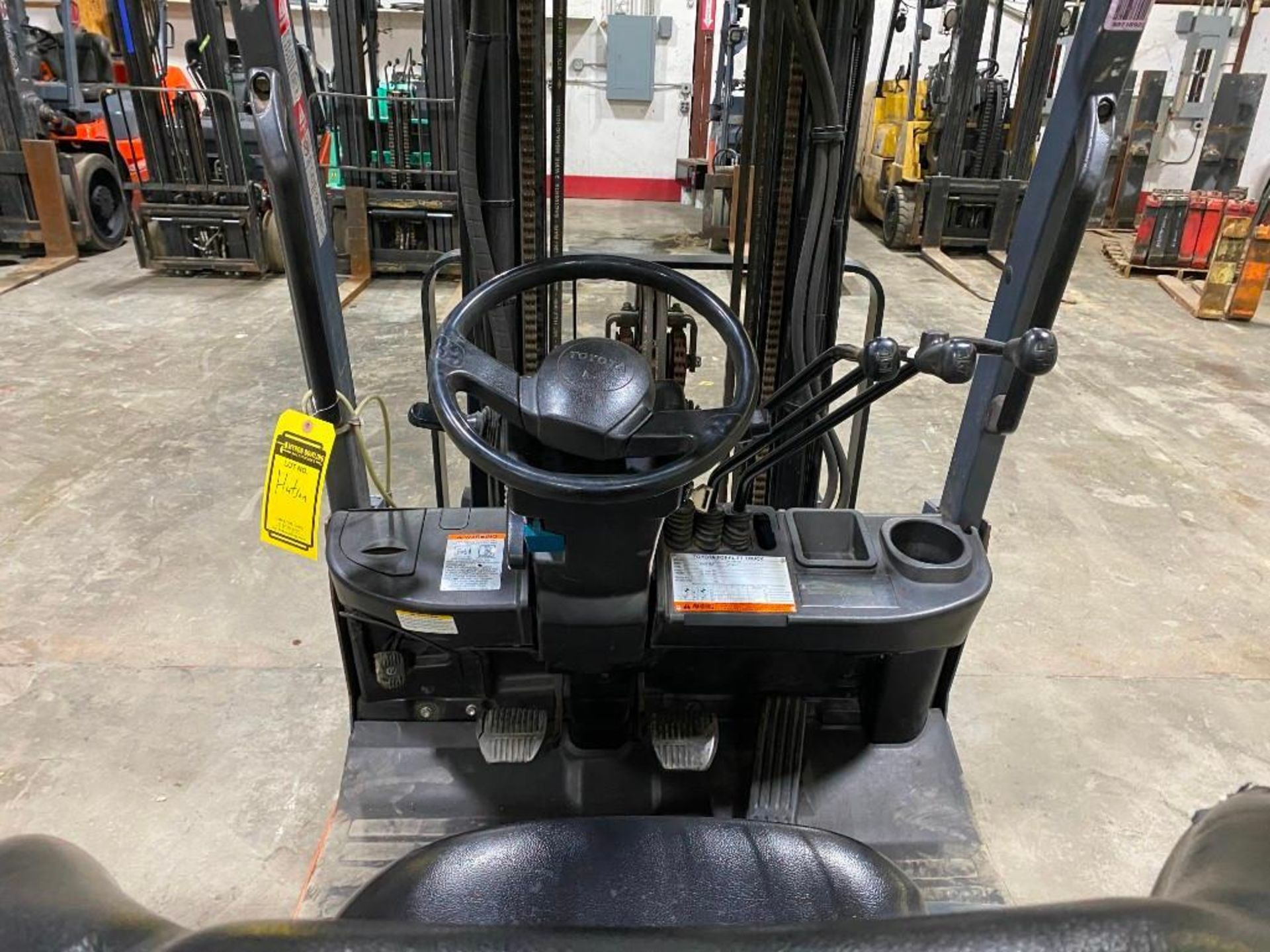 2016 Toyota 3,000-LB. Capacity Forklift, Model 8FGCU15, S/N 35454, LPG, Non-Marking Cushion Tires, 3 - Image 5 of 5