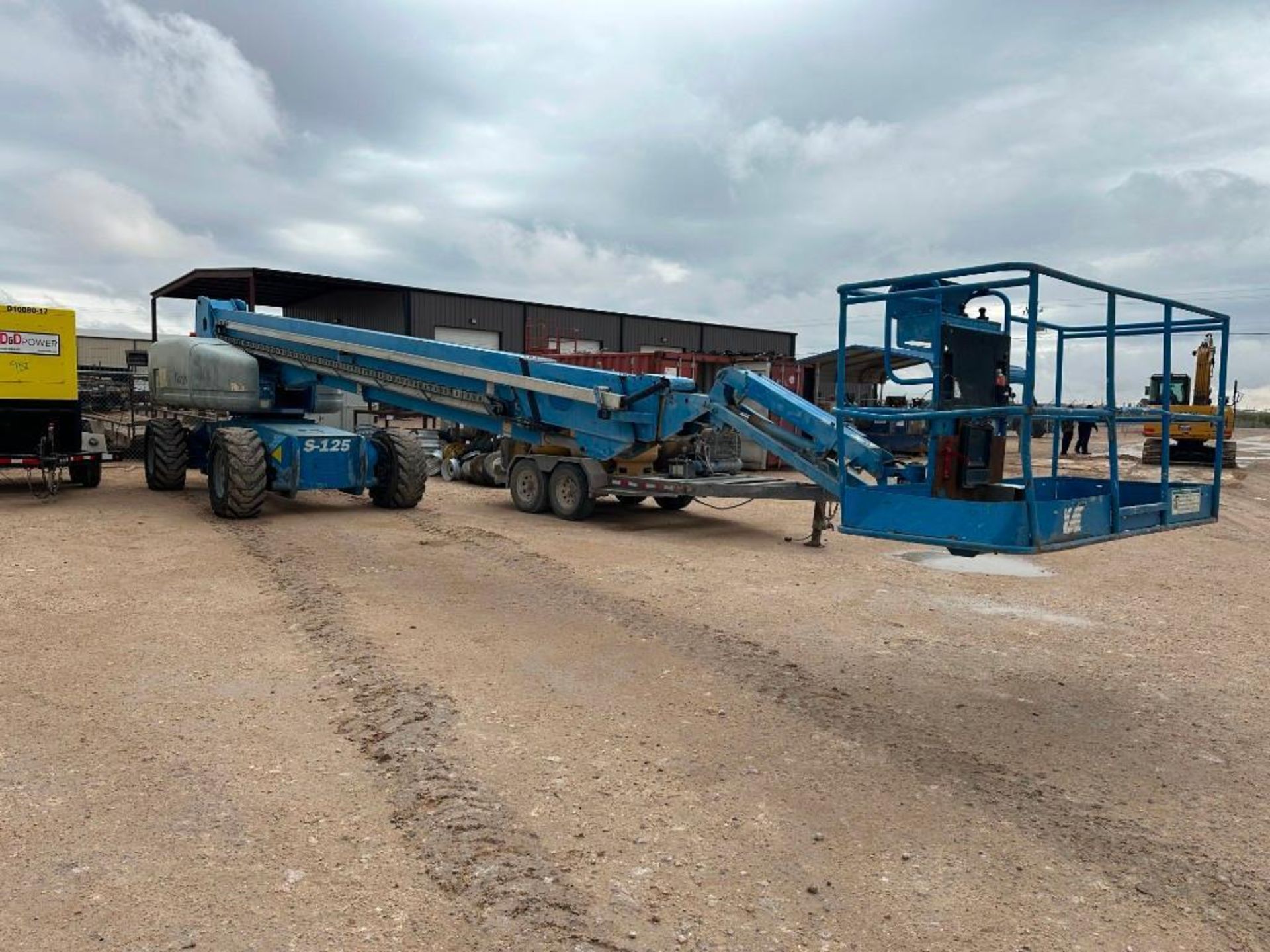 2004 Genie S-125 Boom Lift, 125' Boom, S/N S12504-855, Diesel Engine, Extendable Width Axles, 6,244