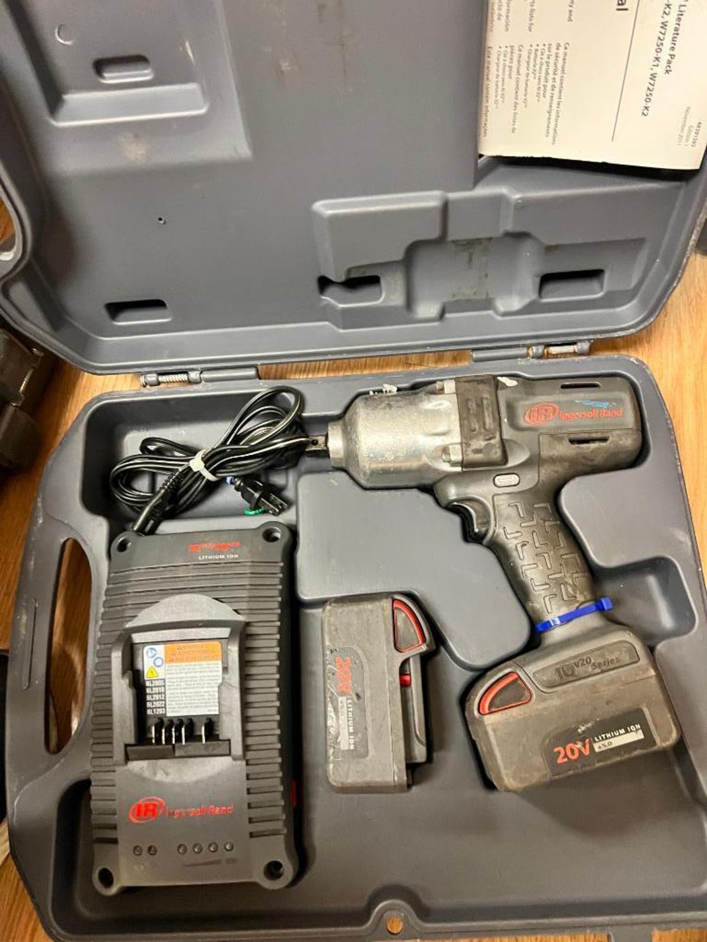 Ingersoll Rand 1/2" Drive Impact W7000 Series, 20V, Includes (2) Batteries & Charger