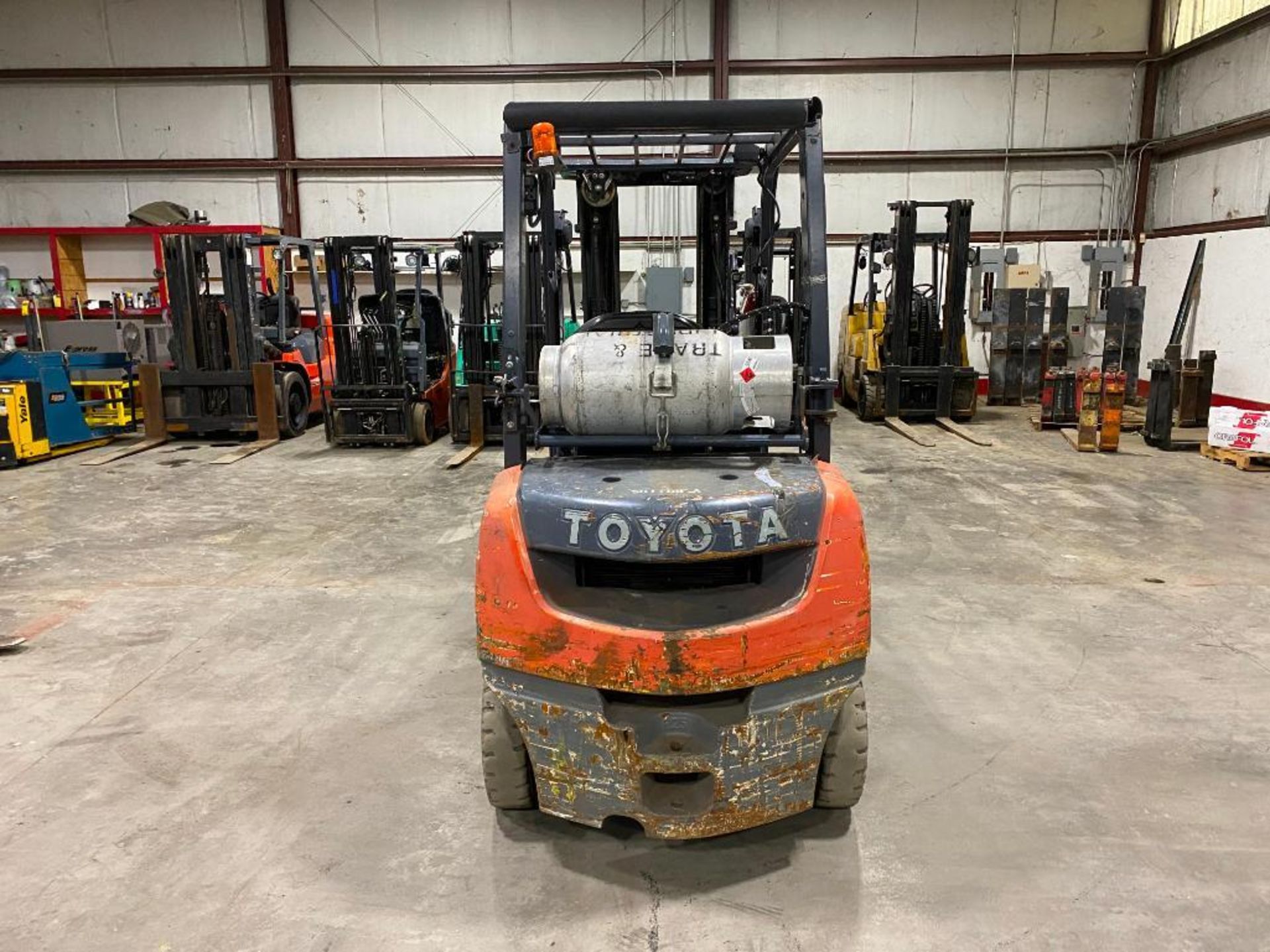 2017 Toyota 5,000-LB. Capacity Forklift, Model 8FGU25, S/N 83598, LPG, Solid Pneumatic Tires, 3-Stag - Image 4 of 5