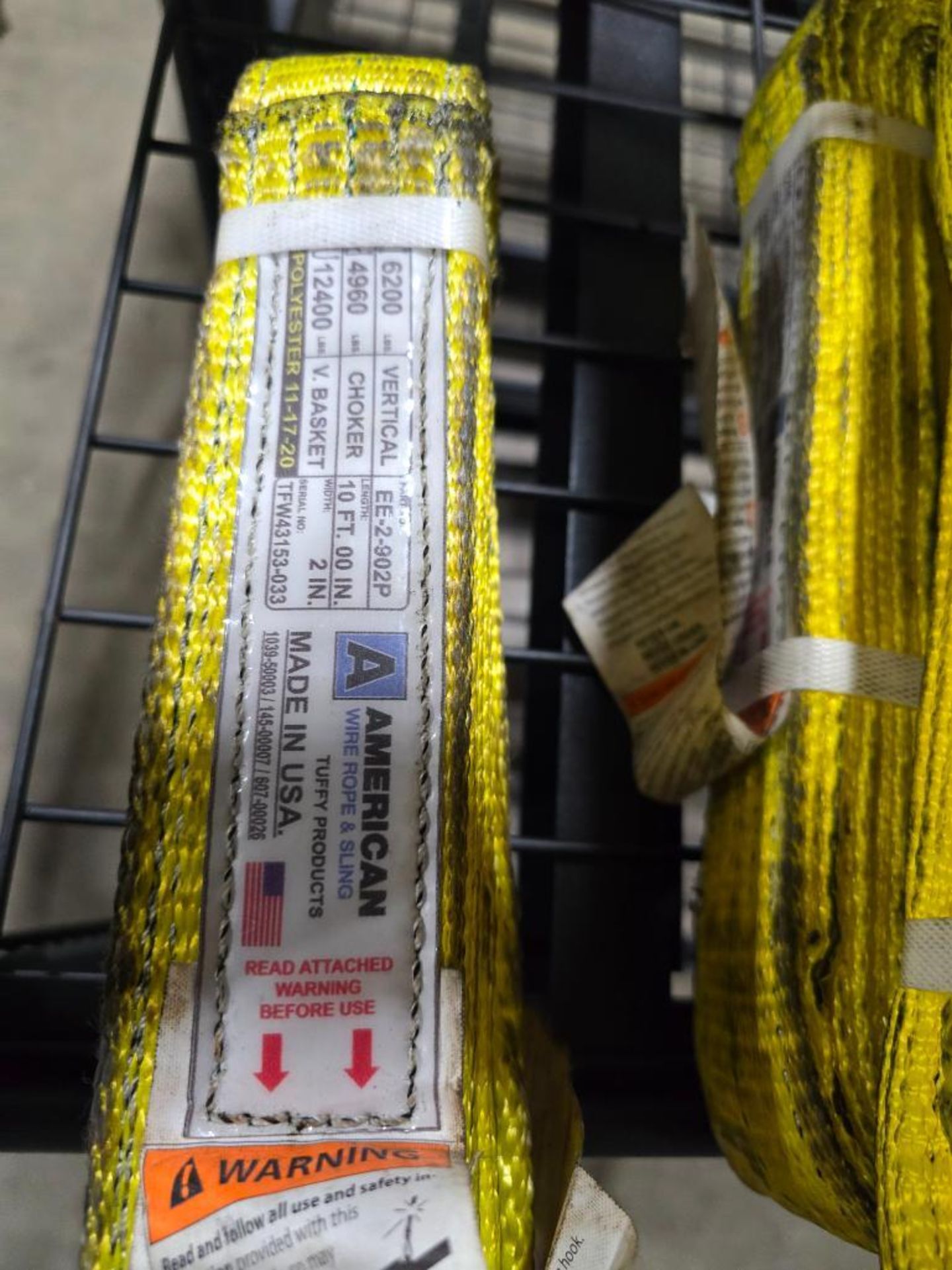 (New) Twintex Polyester 8' Round Slings, 10' Polyester Loop Straps, Lift Edge Polyester 17,600 LB. B - Image 7 of 9