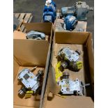 Pallet w/ (3x) Clyde Bergmann Speed Reducers; Model CBA008000, 146.44:1 Ratio, Motor Flange 145TC &