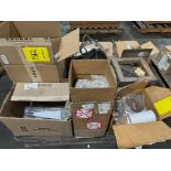 Pallet w/ Assorted Support Equipment; Porcelain Insulator, Chain Pins, Kadant Repair Kit, Gast Heat