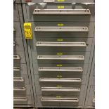 Lyon 8-Drawer Cabinet w/ Support Equipment; Pressure Gauges, Bearing Sleeve, Ignition Cable, Bushing