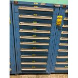 Lyon 10-Drawer Cabinet w/ Support Equipment; Pressure Regulator, Hyd. Valve, O-Rings, Proximity Sens