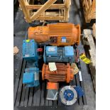 Pallet W/ Assorted Electric Motors up to 5-HP