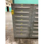 Lyon 8-Drawer Cabinet w/ Support Equipment; Couplers, Pneumatic Valves, Photoelectric Sensors, Cam F