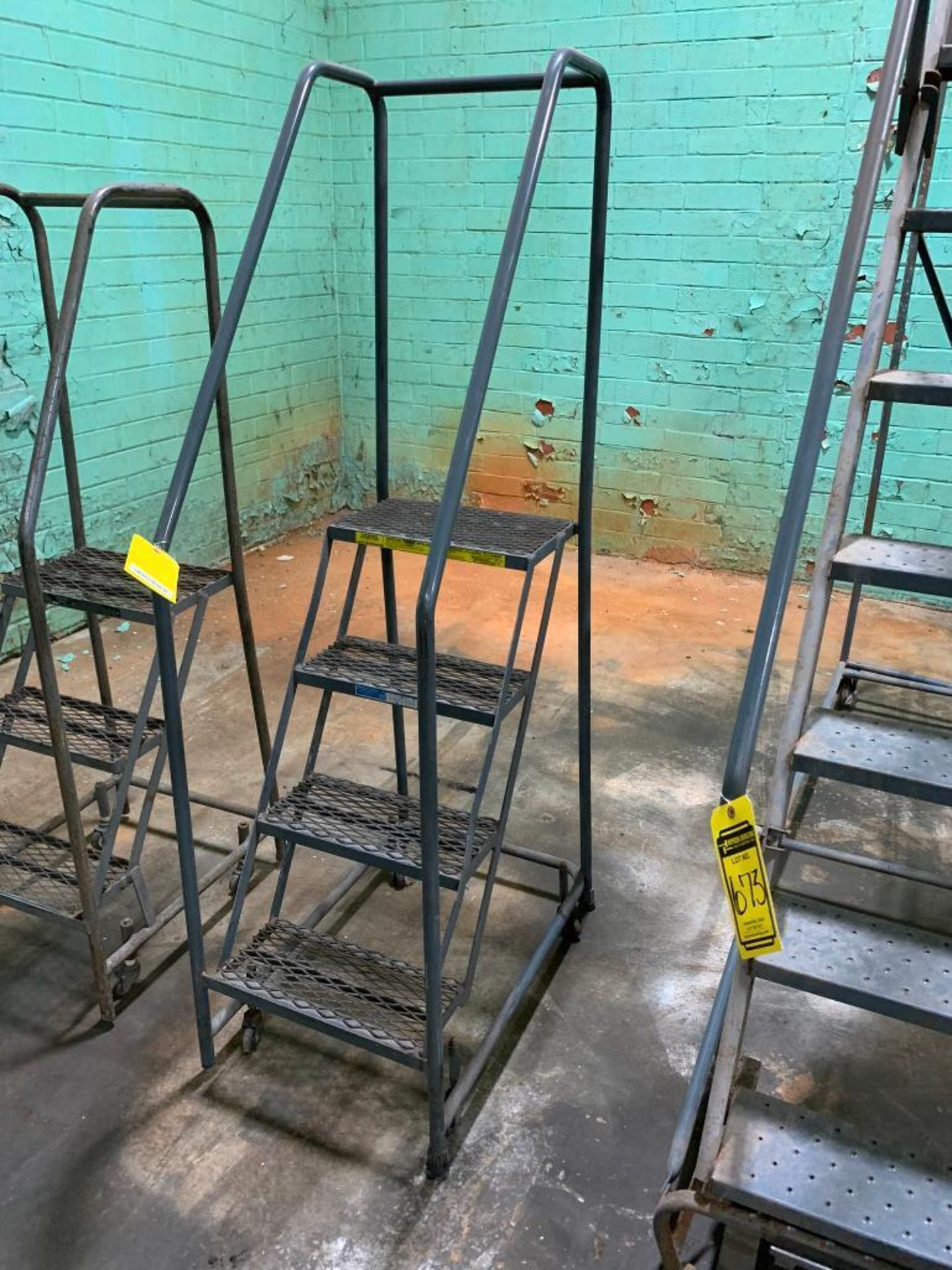 (2) Stockroom Stairs, 31" & 38" Platform Height - Image 3 of 5