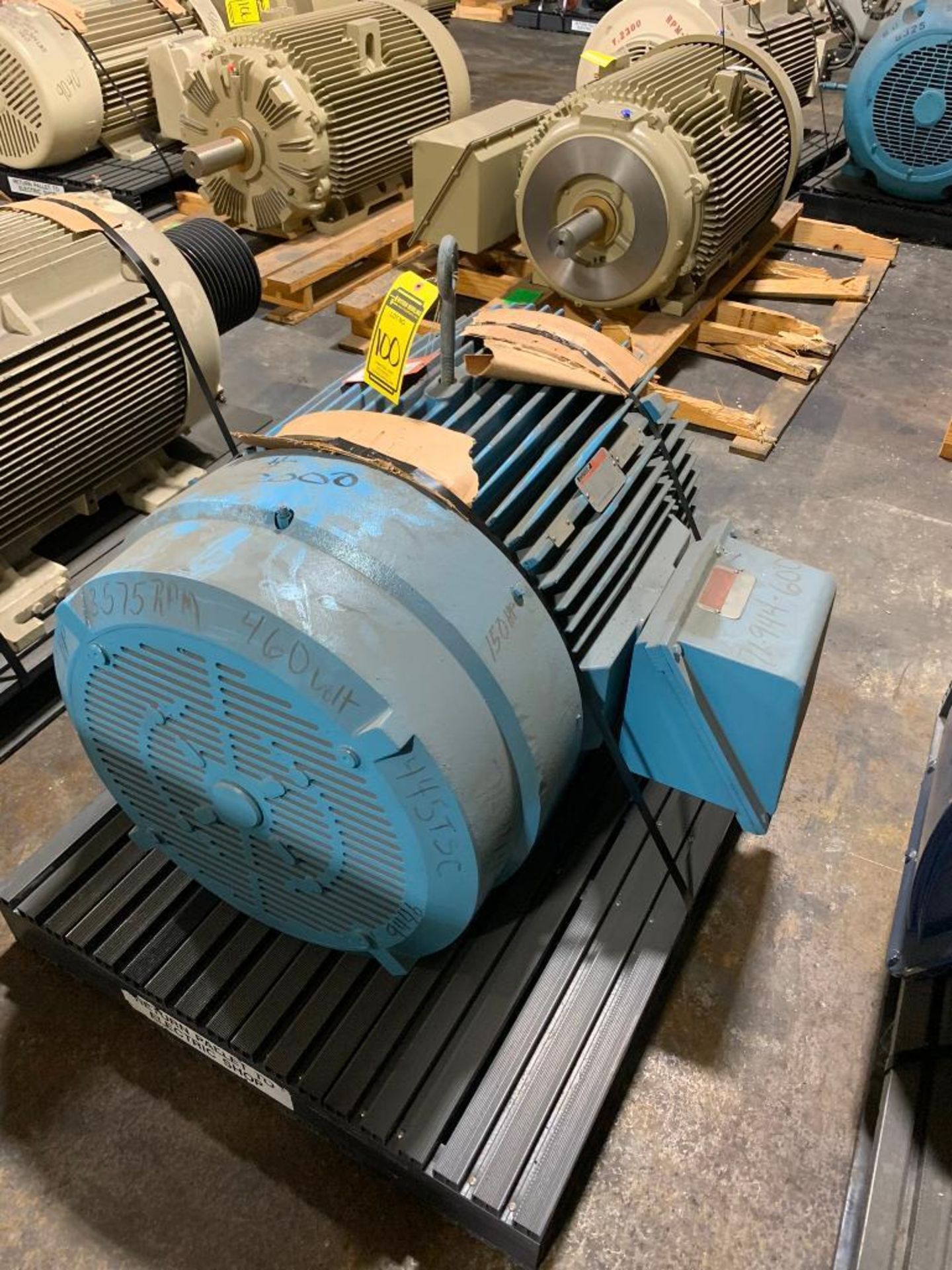 Reliance Electric 150-HP Motor, 3575 RPM, 460 V, 3 Phase, FR: 445TSC - Image 2 of 3