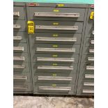 Lyon 8-Drawer Cabinet W/ Support Equipment; Electrical Relays, Indicating Lights, Circuit Breakers,