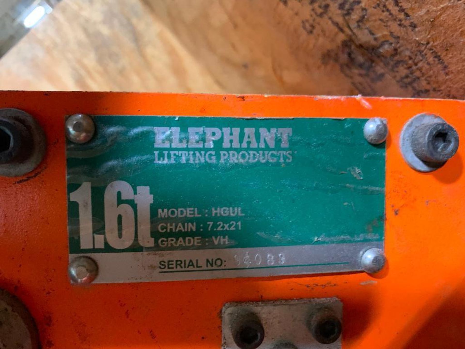 Elephant 1.6-Ton Chain Block - Image 4 of 4
