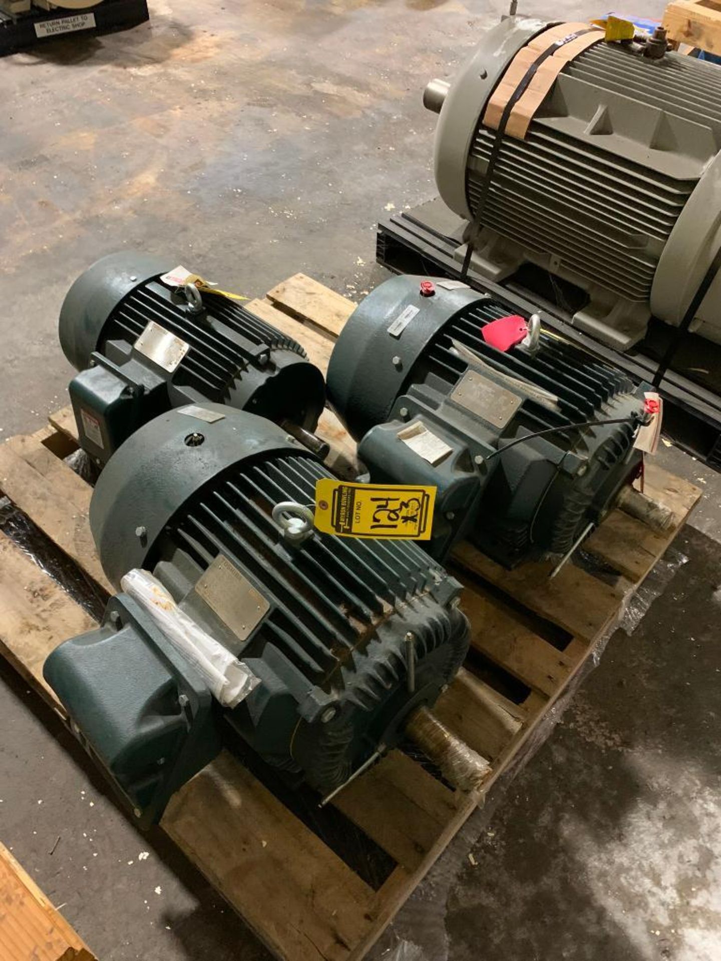 (3x) Electric Motors; Toshiba 30-HP, 25-HP & 20-HP - Image 2 of 2