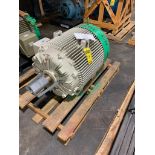 GE 100-HP Electric Motor, 1190 RPM, 460 V, 3 Phase, FR: 445T