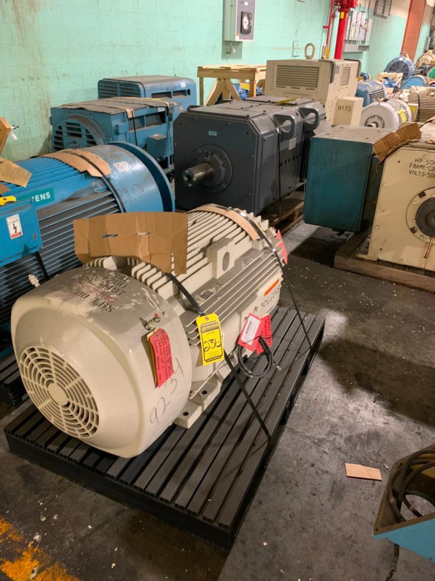 GE 200-HP Electric Motor, 1200 RPM, 2300 V, 3 PH, FR: 449T